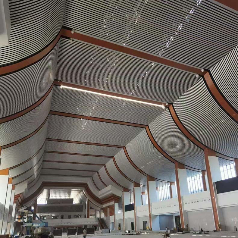 展館拉彎鋁方通